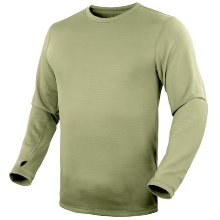 BASE II BASE LAYER X CREW, COYOTE TAN, L